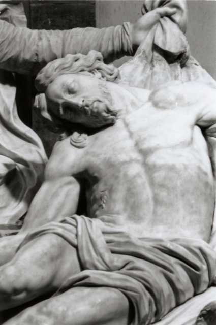 Tumidei, Stefano — Toschini Giovanni - sec. XVIII - Pietà: Cristo deposto — particolare